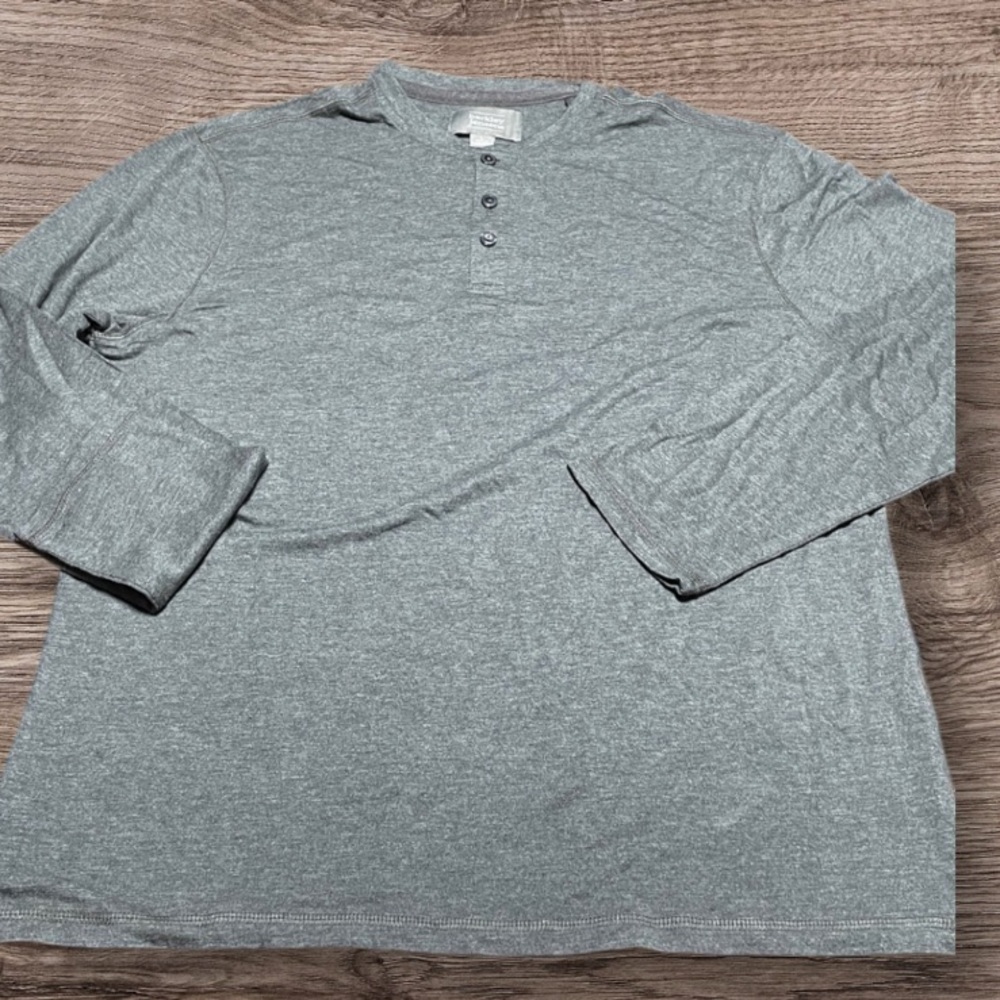 Men's Charcoal Button Down Shirt